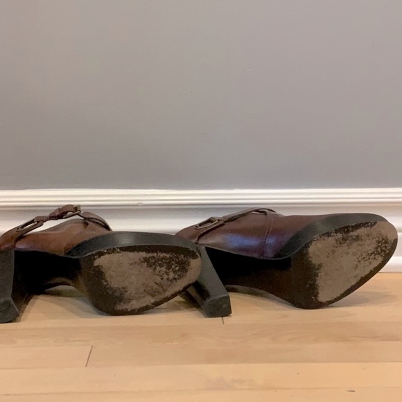 Ralph Lauren brown ankle boots with 5” heels - Picture 6 of 7